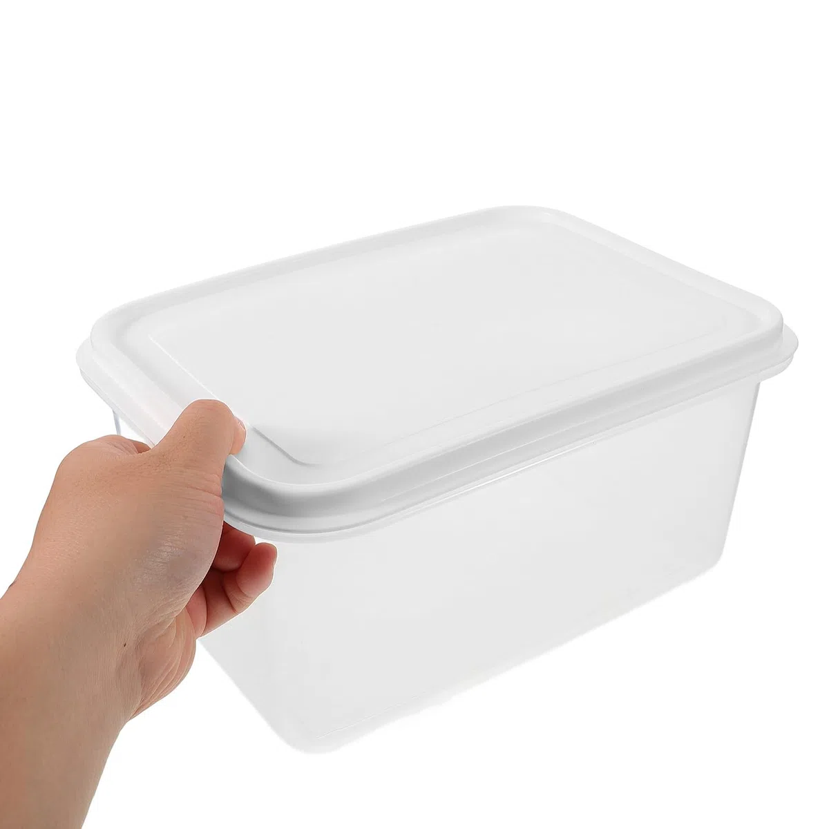 Contenitore per Lievitazione Impasto Pane 4L in Plastico con Coperchio, Design Multifunzionale Migliorato per Panettieri Domestici e Piani Cucina