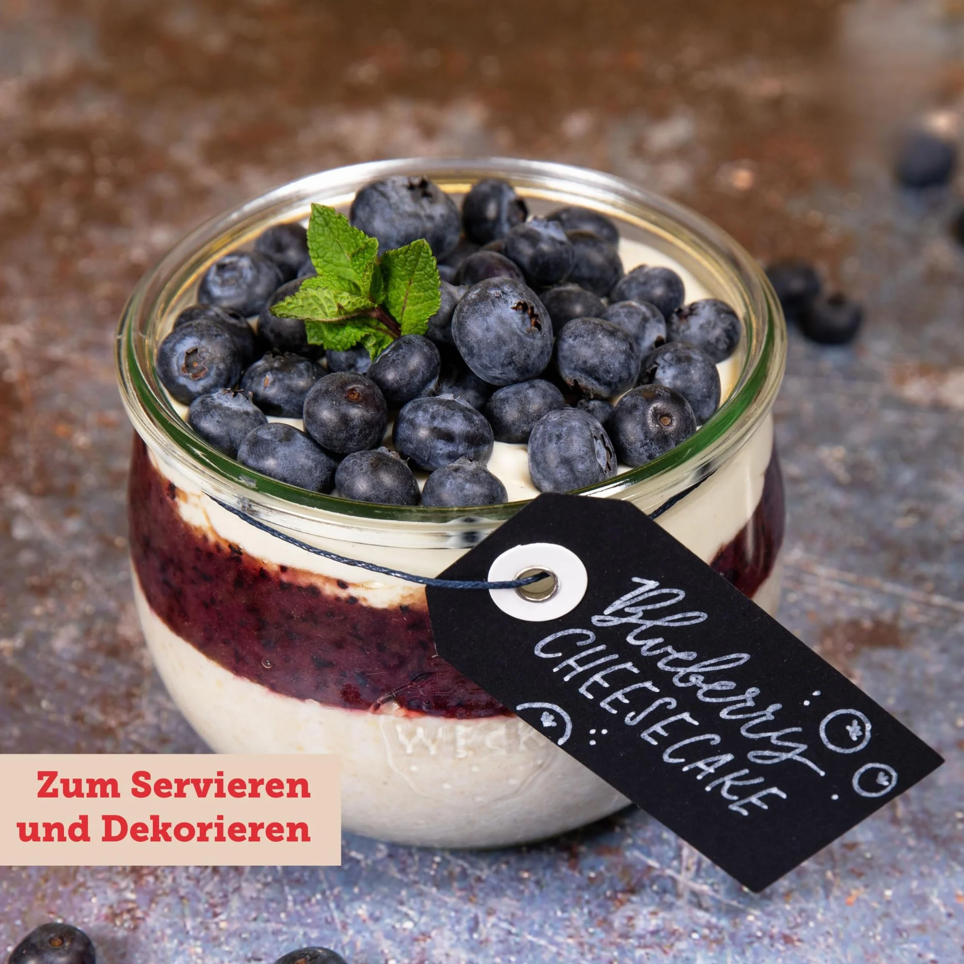 Weck Bicchieri da 580 ml, set da 6 pezzi con coperchi, a forma di tulipano, robusti e impilabili, ideali per Meal Prep, Overnight Oats, dessert e marmellata, riutilizzabili, realizzati in Germania