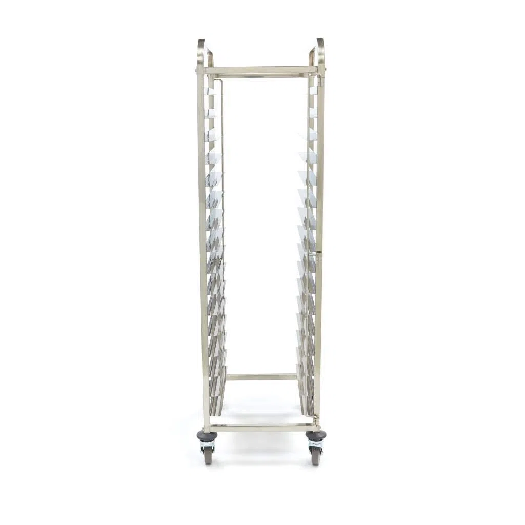 Maxima Gastro - Carrello per vassoi a norma panetteria, adatto a 16 vassoi (60 x 40 cm)