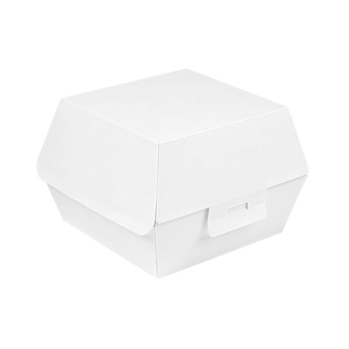 50 pezzi - Conchiglie Hamburger 'Thepack' 230 G/M2 14,4 x 13,6 x 9,2 cm (L+) Bianco Cartone Ondulato Nano-Micro