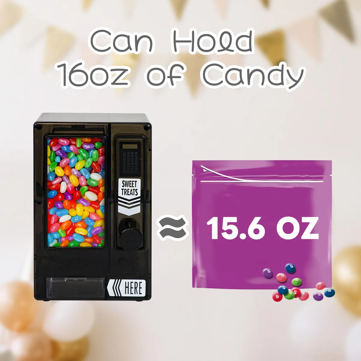 YOBRO Distributore di caramelle, simpatico distributore automatico per scrivania, macchina manuale per caramelle, mini caramelle, regalo di compleanno e Natale per ragazze, regalo per amici, fidanzate