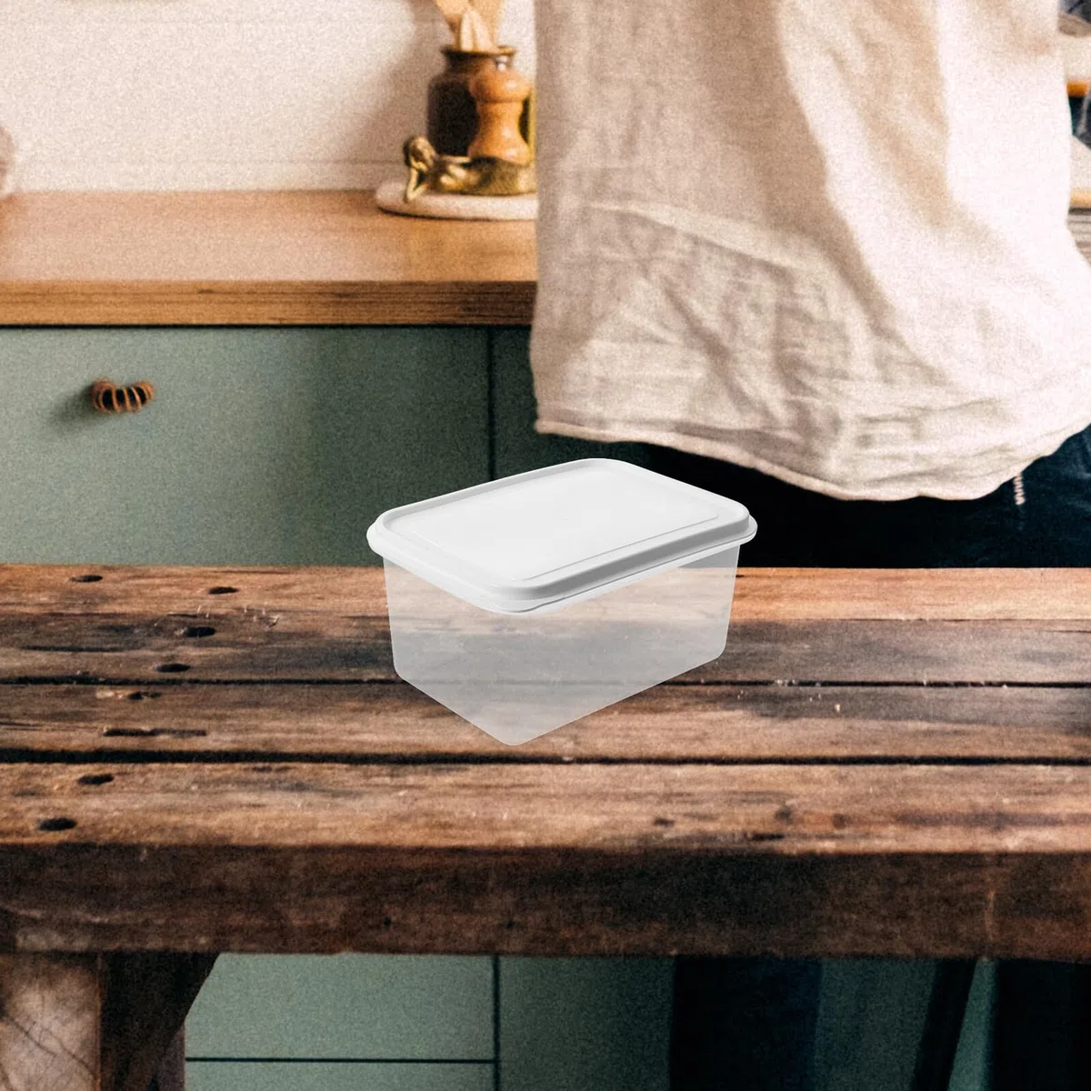 Generico Scatola Lievitazione Impasti Pizza con Coperchio Contenitore per Lievitazione Compatto e Salvaspazio per Pane e Pasta Lievitata in Cucina e Frigorifero