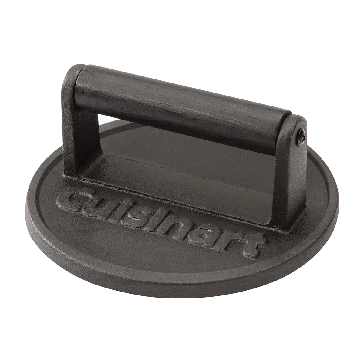 Cuisinart Pressa per hamburger in ghisa, resistente, con manico resistente al calore, 17 cm, per hamburger, carne, panini