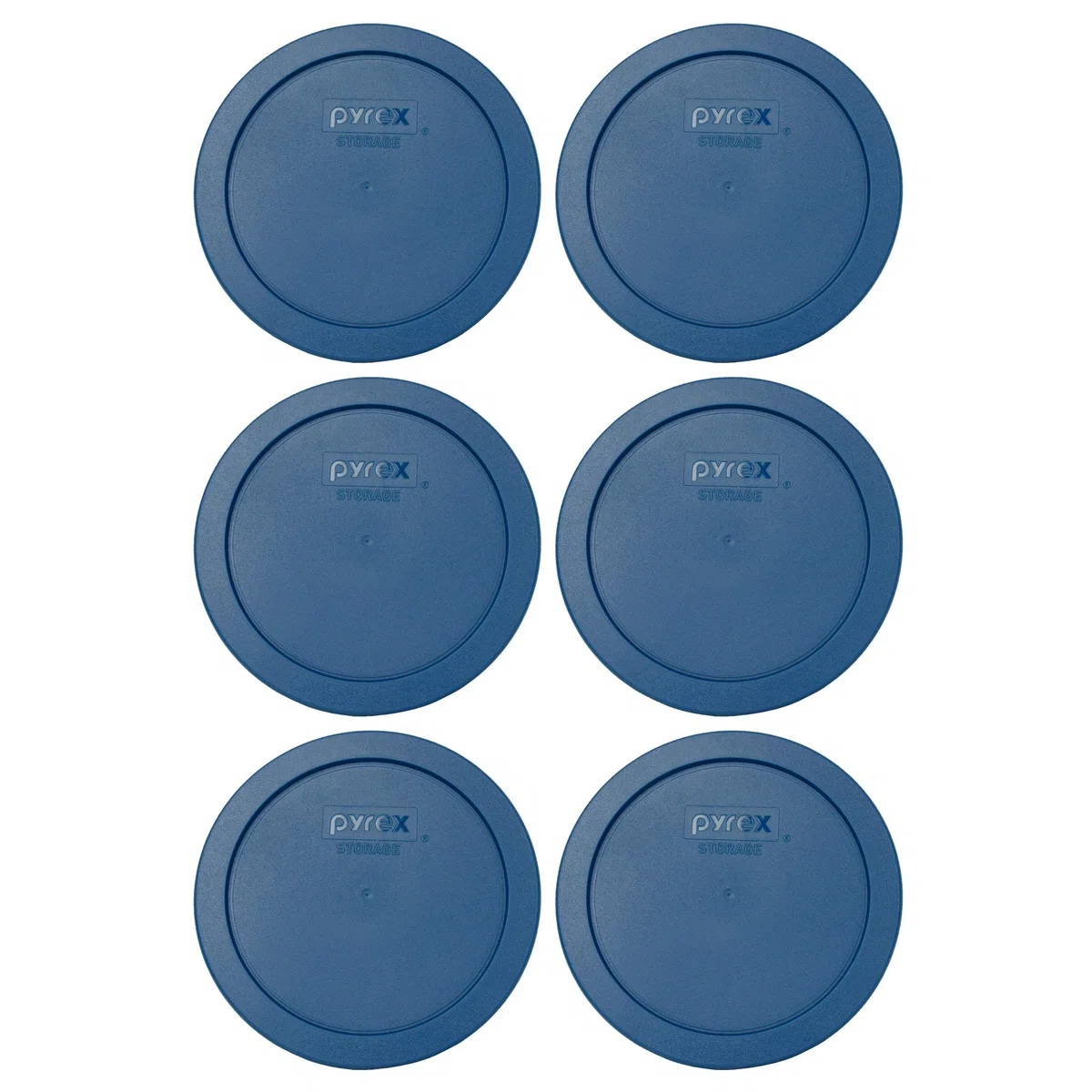 Pyrex 7201-PC - Coperchio di ricambio per alimenti in abete rosso, 4 tazze, confezione da 6, prodotto negli Stati Uniti