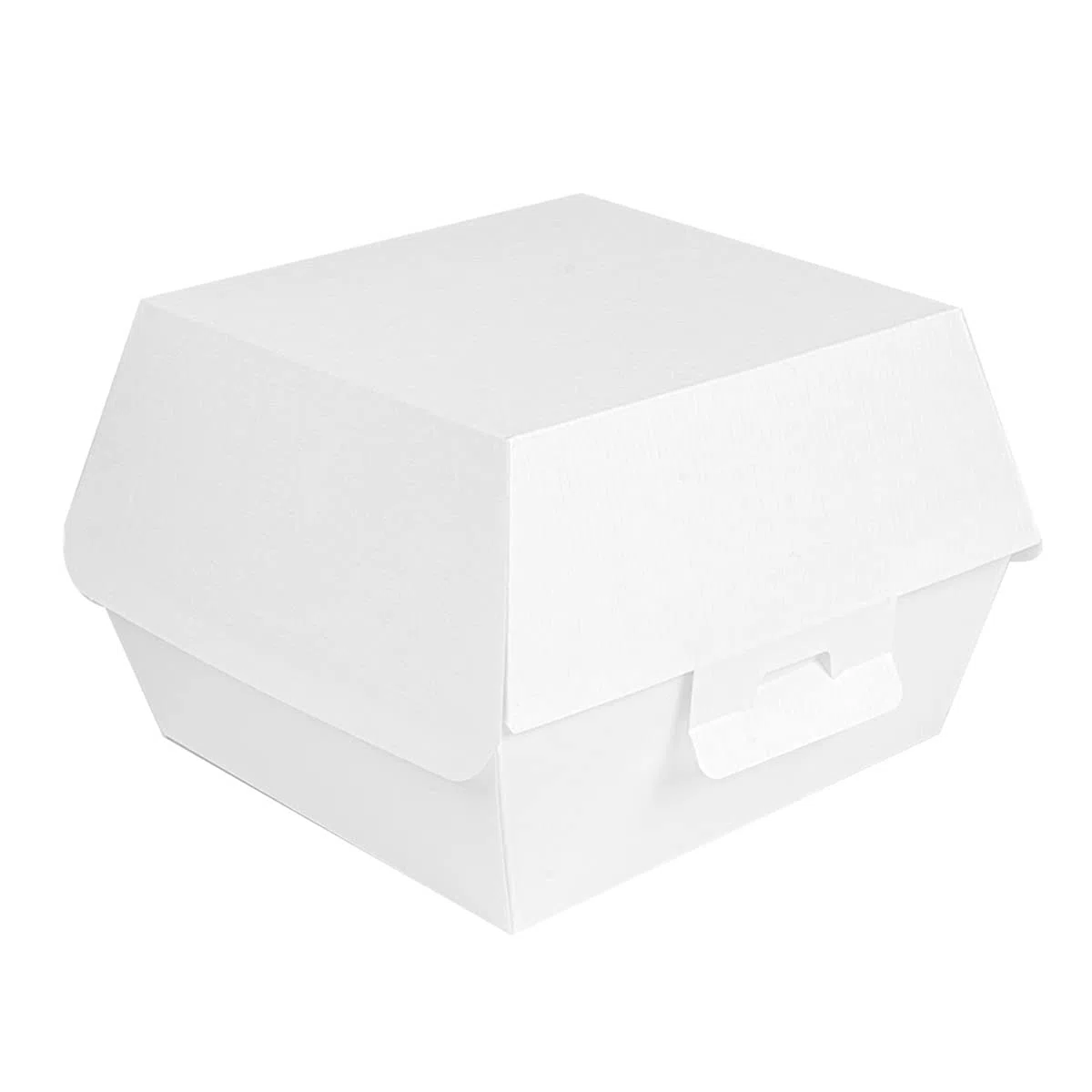 50 pezzi - Conchiglie Hamburger 'Thepack' 230 G/M2 13 x 12,5 x 9 cm bianco cartone ondulato Nano-Micro