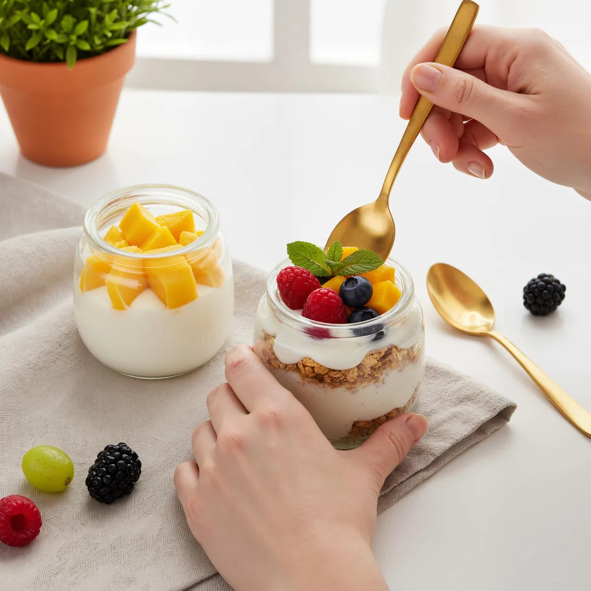 200 ml Barattoli trasparenti per yogurt con coperchio (20 pezzi), vasetti per dessert con coperchio, con corda e ciondolo, per marmellata, miele, dessert, candele, lavabili in lavastoviglie