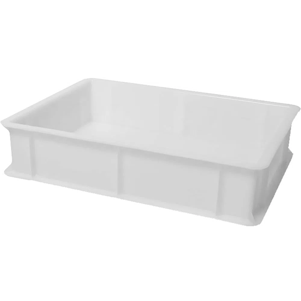 Cassetta con Coperchio portaimpasti palline Pizza Pane panette 60x40x13 certificata per alimenti VASCHETTA DA FRIGO litri 24 professionale impilabile sovrapponibile PIZZERIA CASEIFICI