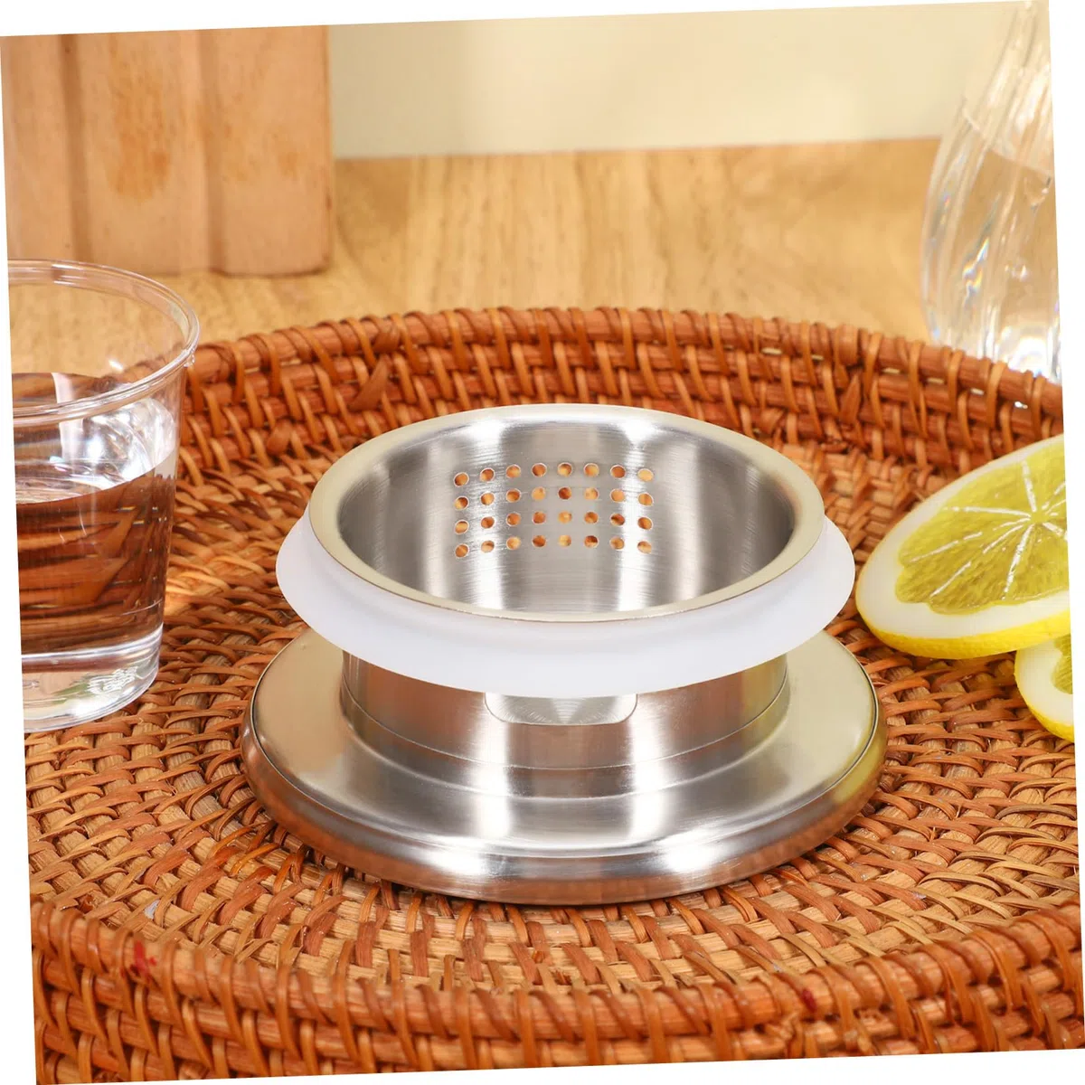 DOITOOL 3 pezzi Coperchio Della Caraffa Impermeabile Inox Coperchio Di Jug Freddo Con Doppia Uscite Per Facile Versare Accessorio Pratico Per Ristoranti E Case