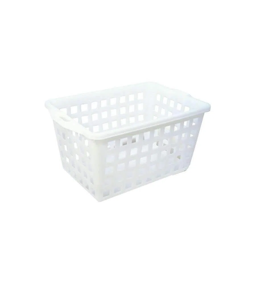 giganplast CESTA FORATA CM.63X45X35 BIANCO 2200HD