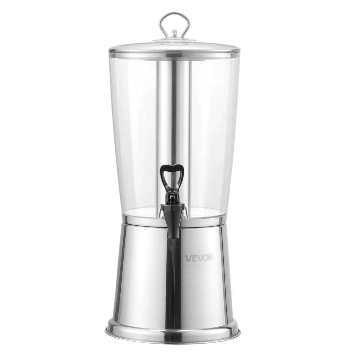 VEVOR Distributore di Bevande, 8 L per Feste, Contenitore di Succhi in Acciaio Inox e Plastica con Rubinetto per Camera del Ghiaccio, Distributore di Tè, Limonata, Succo d'Acqua, per Ristoranti