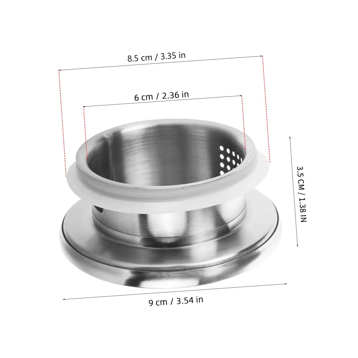 DOITOOL 3 pezzi Coperchio Della Caraffa Impermeabile Inox Coperchio Di Jug Freddo Con Doppia Uscite Per Facile Versare Accessorio Pratico Per Ristoranti E Case