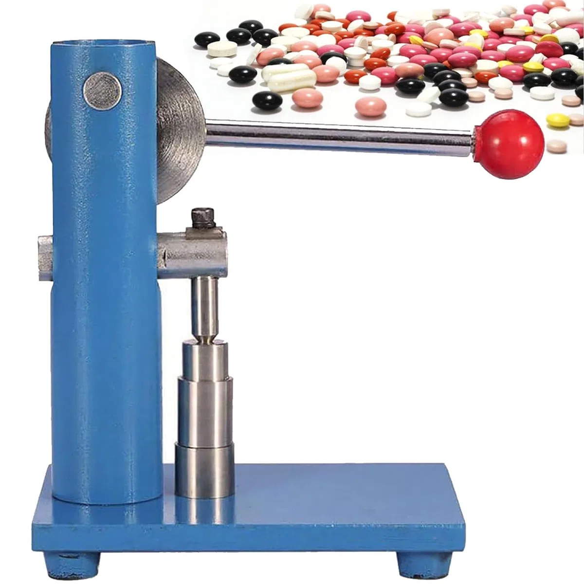 Strumento del laboratorio della macchina della stampa della compressa per la compressione della polvere, acido benzoico, medicina occidentale, 8mm muore