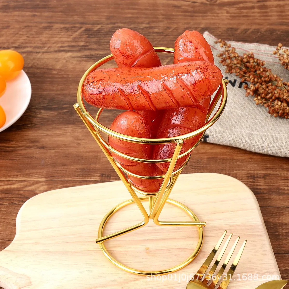 Supporto per Patatine Fritte, 3PCS Cestino per Patatine Fritte Conico Stand Patatine Fritte Finger Food Contenitori Supporto Conico per Patatine Fritte Supporto per Spuntini Cestino Alimenti