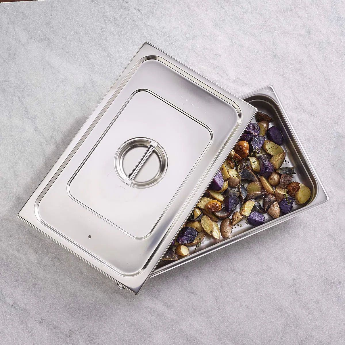 PADERNO 14102-06, Bacinella Serie Gastronorm in Acciaio Inox, 53X32,5 cm
