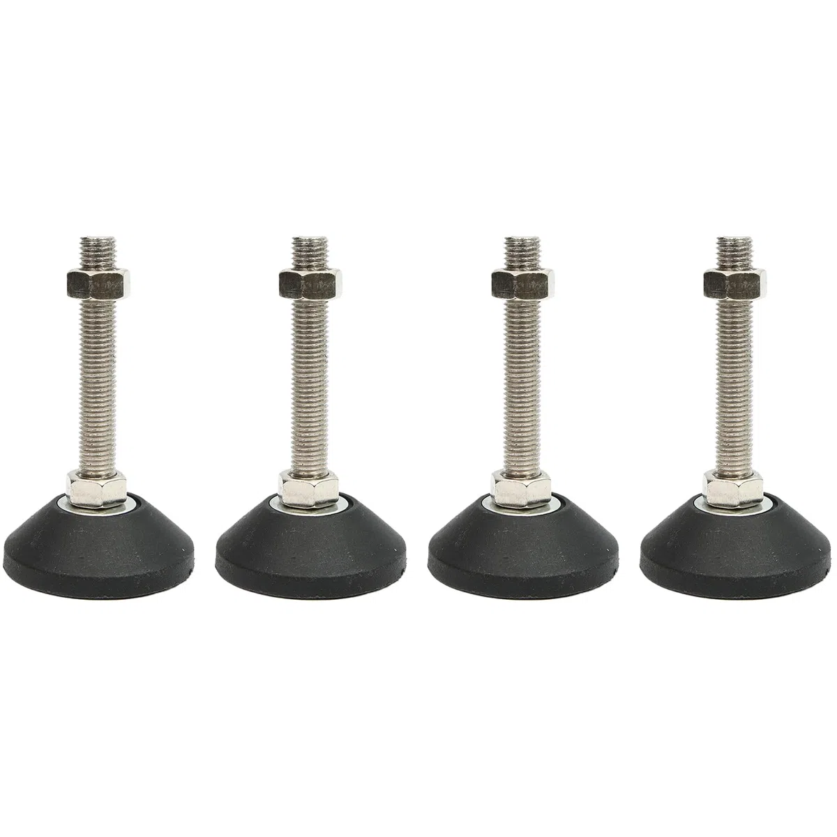 BORDSTRACT Piedi di livellamento della mobilia, 4 pezzi M8 Heavy Duty regolatore di altezza piedino livellatore dimensione filo per tavoli,cassettiera, panca, armadi(D40*M8*L30)