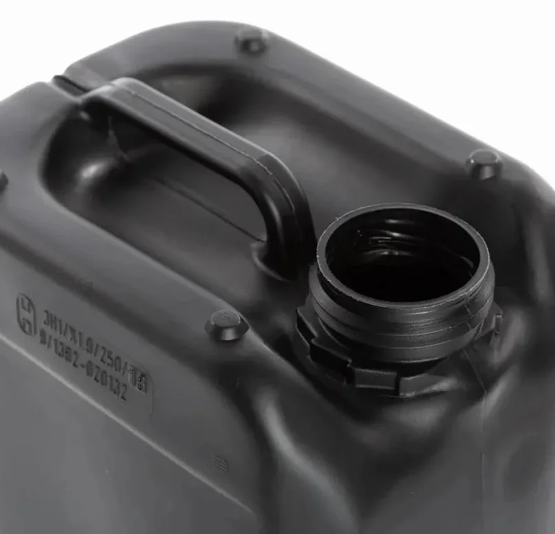 2 taniche da 5 l – Contenitore impilabile approvato dalle Nazioni Unite + tappo antimanomissione | Perfetto per la conservazione di liquidi d'acqua nero