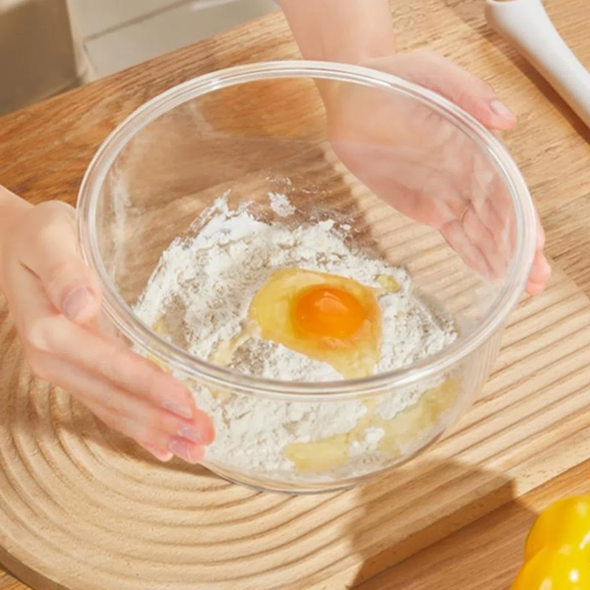 Ciotola per impasto, impilabile, riutilizzabile, per la lievitazione della pizza, contenitore con coperchio per forniture per la cottura del pane, contenitore per lievitazione 'impasto