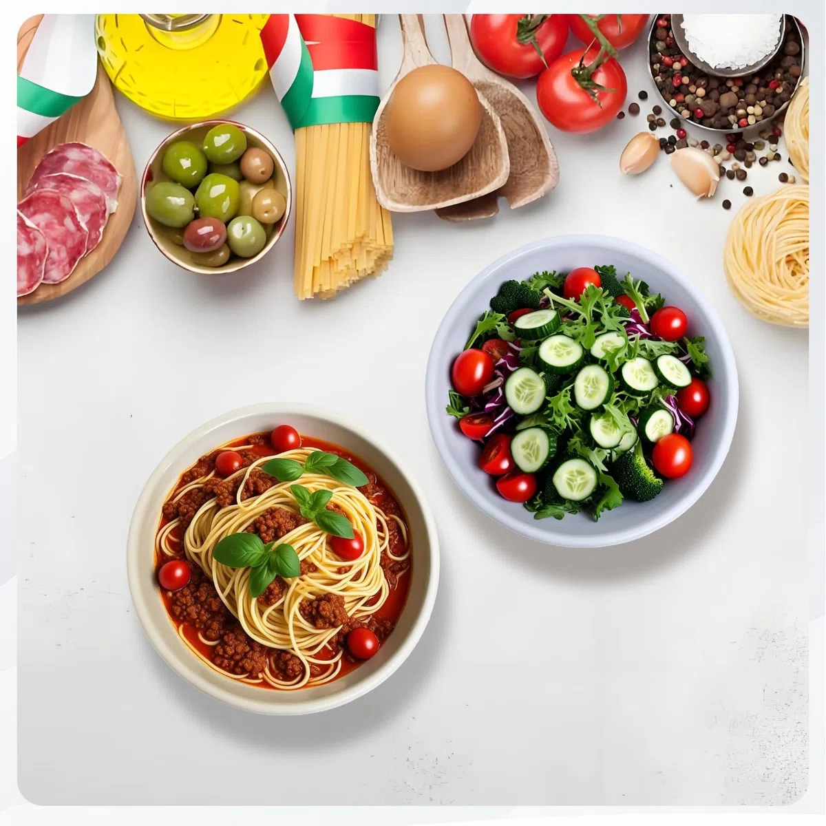 4 scatole per pizza con una capacità di 350 g, impasto per pizza con coperchio in beige e grigio blu