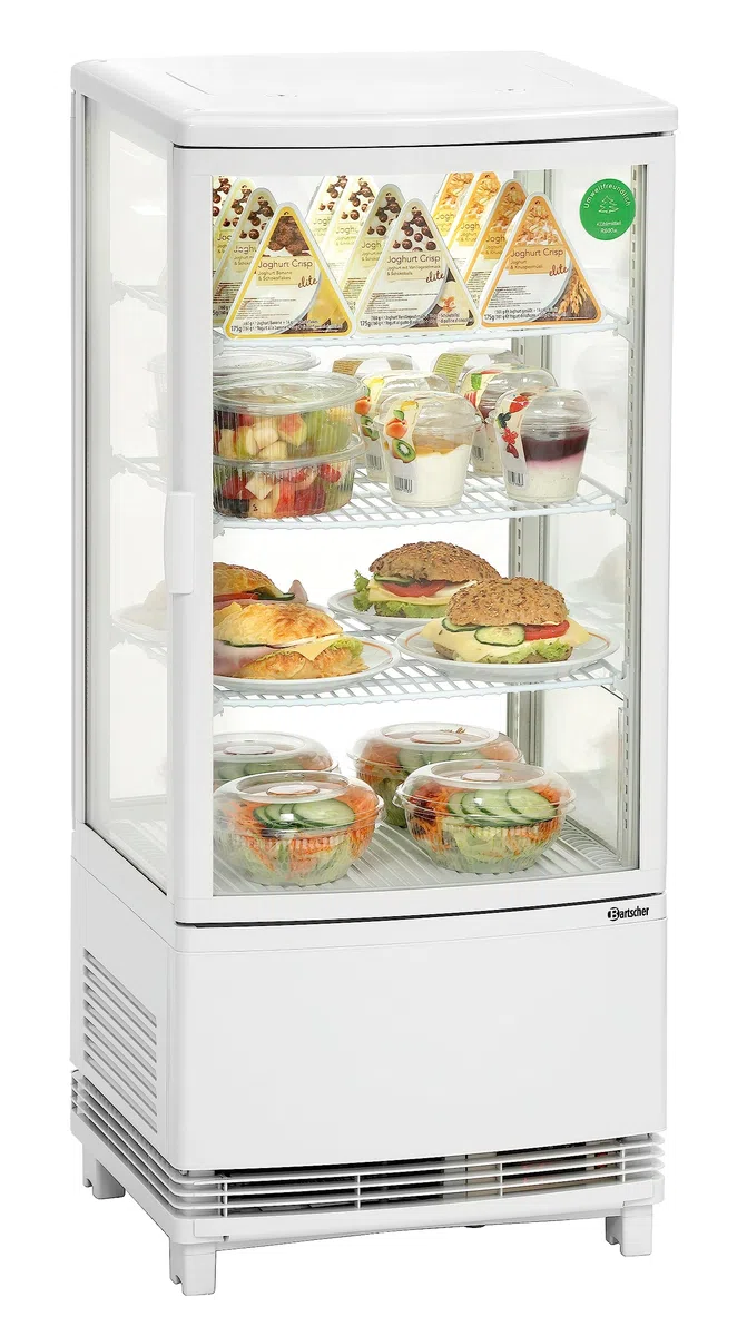 Frigo Vitrine à Poser - 86 litres Blanc - Bartscher