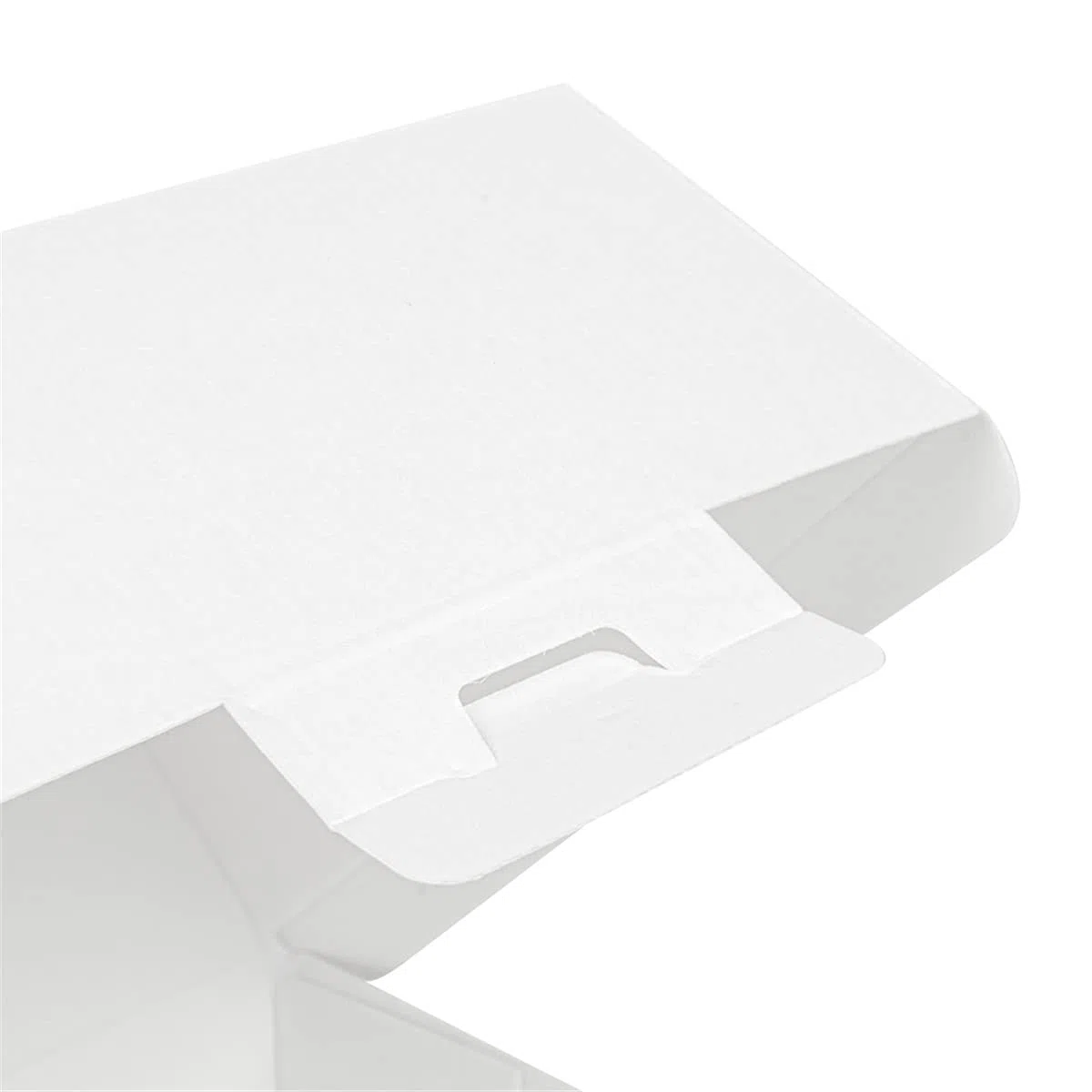 50 pezzi - Conchiglie Hamburger 'Thepack' 230 G/M2 14,4 x 13,6 x 9,2 cm (L+) Bianco Cartone Ondulato Nano-Micro