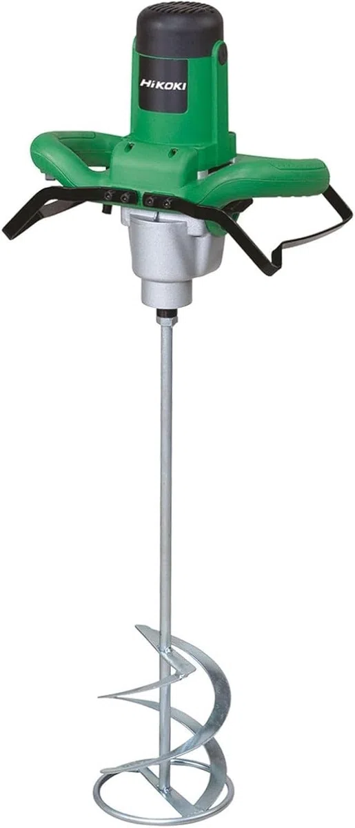 HiKOKI Miscelatore - 1600W, agitatore da 160mm, velocità variabile, protezione da sovraccarico, avvio dolce, impugnature robuste - Ideale per materiali da costruzione pesanti