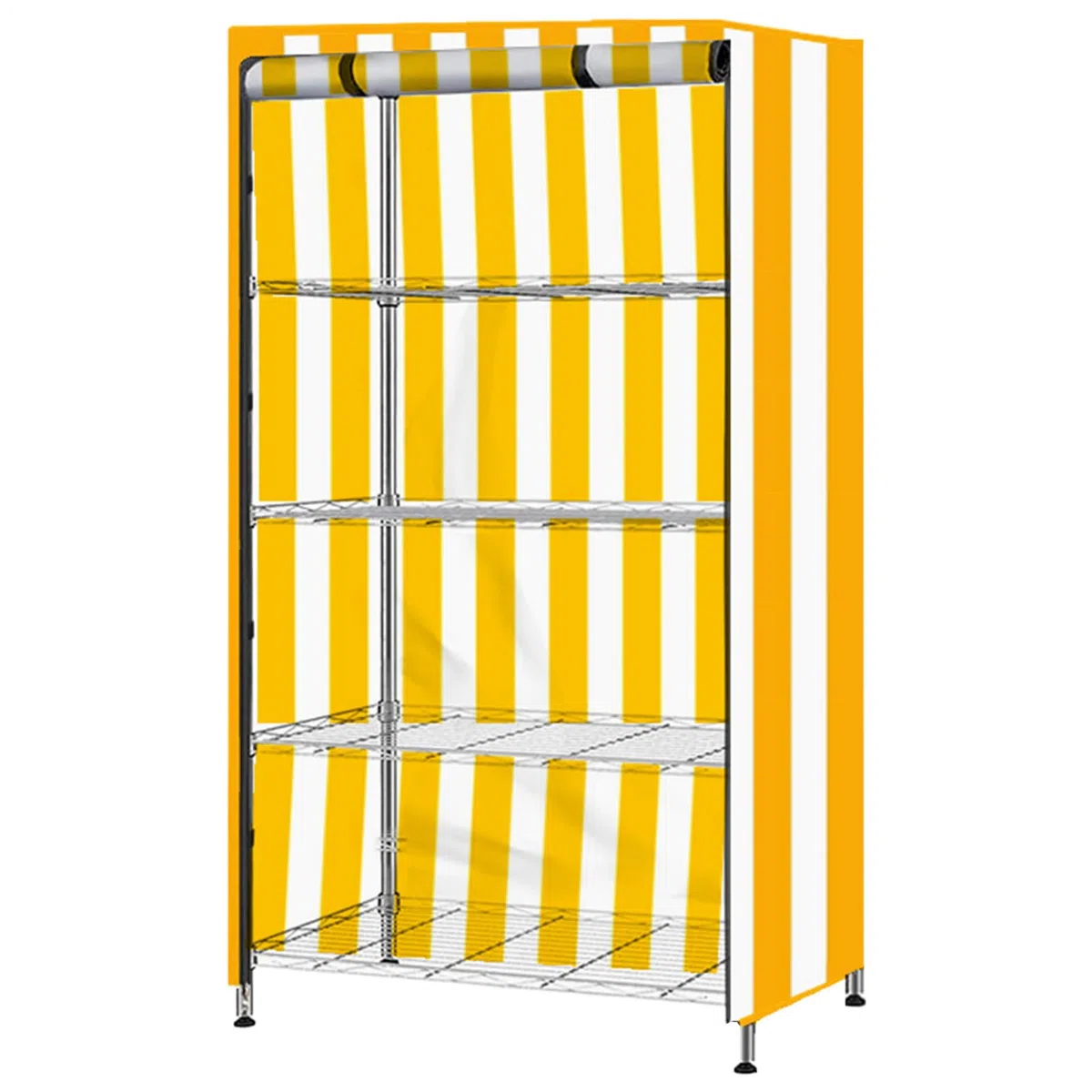 Copertura Impermeabile per Scaffali | Copertura Protettiva per Scaffali Metallici | Rivestimento Resistente 210D Impermeabile Antipolvere per Dispensa Cucina Garage Armadio Interno ed