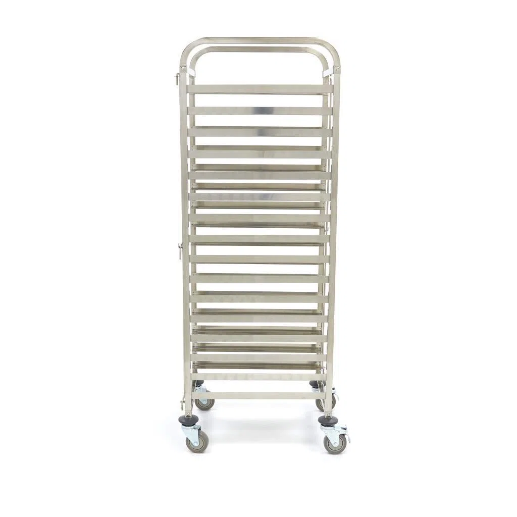 Maxima Gastro - Carrello per vassoi a norma panetteria, adatto a 16 vassoi (60 x 40 cm)