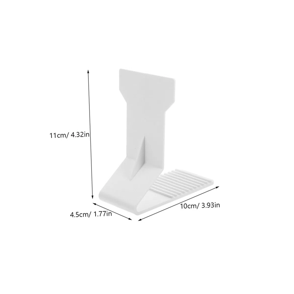Supporto per Scaffalature Magnetico in Plastica 5 Pezzi 100x45x110mm Antiribaltamento per Espositori di Alimenti Confezionati in Negozi e Supermercati