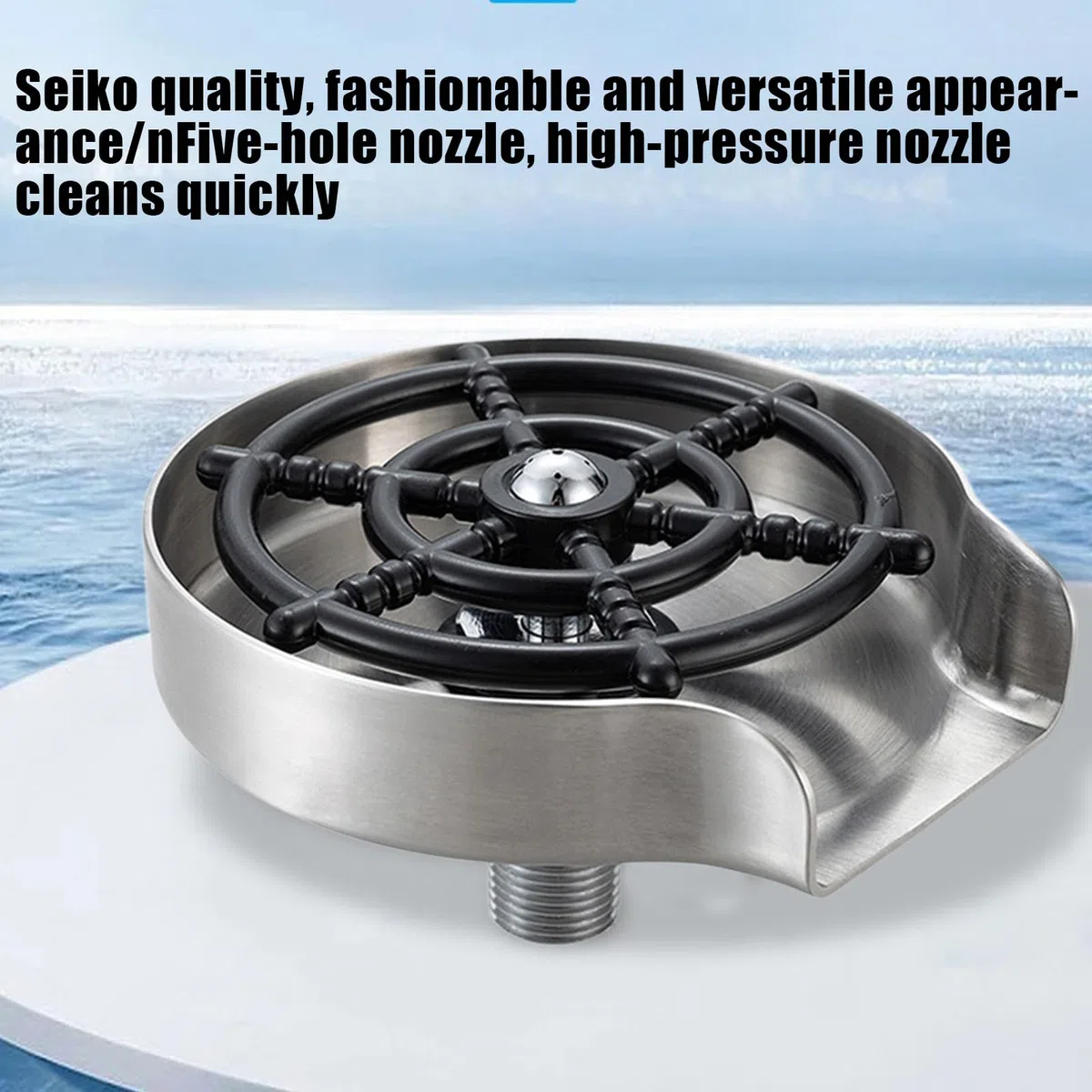 - Sciacquatrice ad alta pressione, in per lavello da cucina | Pulitore di tazze in acciaio , bottiglia di acqua detergente automatica per cucina, bar, lavello
