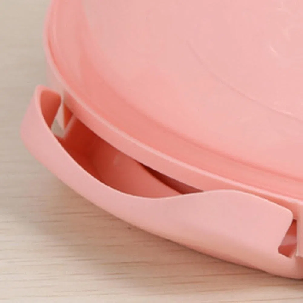 Porta torte sicuro con manico e coperchio trasparente bloccabile, perfetto per trasportare torte, cupcake, torte e altri dolcetti da forno
