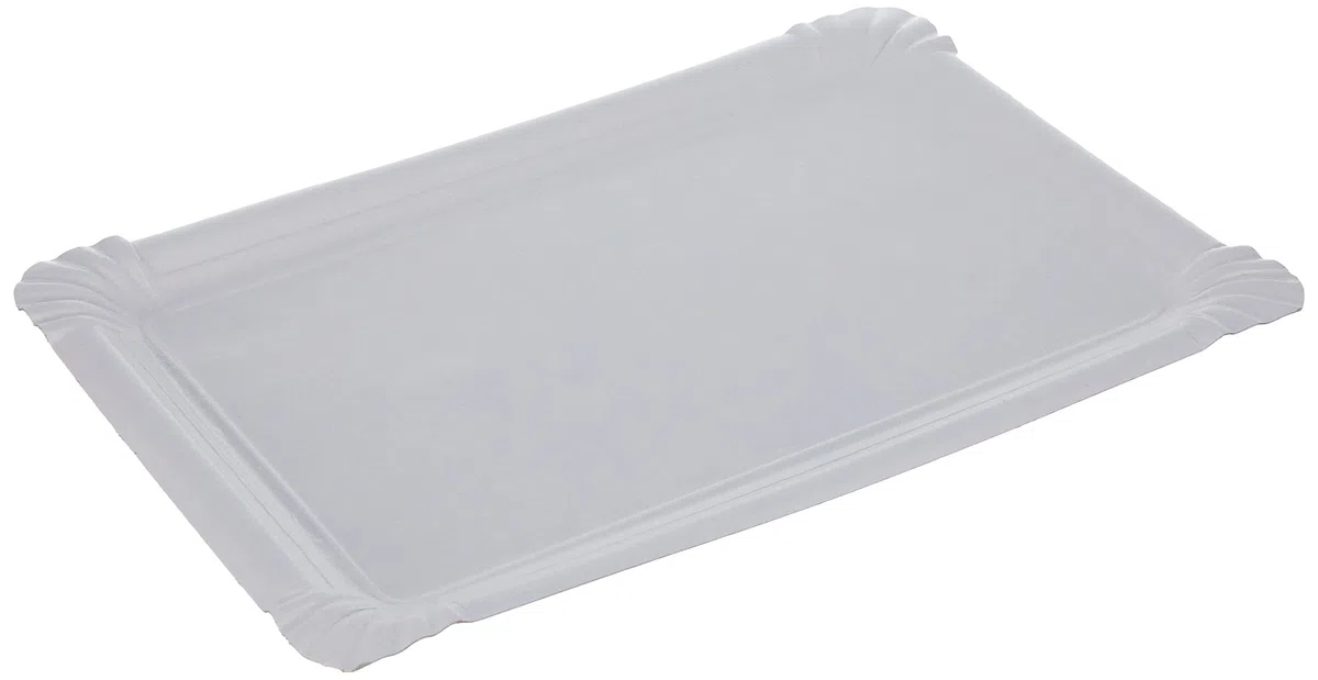Vassoi Pasticceria - Medio 30X21 Cm Bianco Cartone - 125 Unità