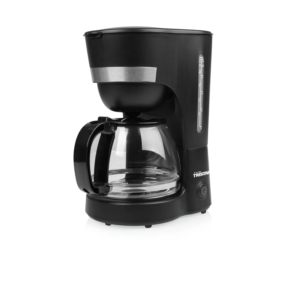 Tristar Caffettiera a filtro - 1,25 L - 12 tazze max. - Filtro permanente - Sistema antigoccia e mantenimento in caldo - 750 W - CM-1282