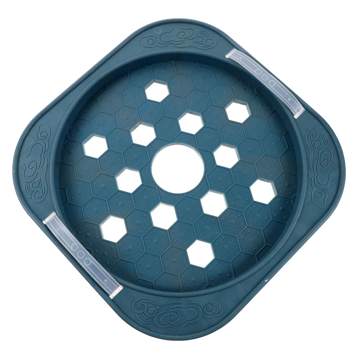 MAGICLULU Porta Bombola Gas da Esterno Supporto Mobile e Base Rotonda in Acciaio Inossidabile, Vassoio per Cucina Familiare Ruote per Cambio Facile