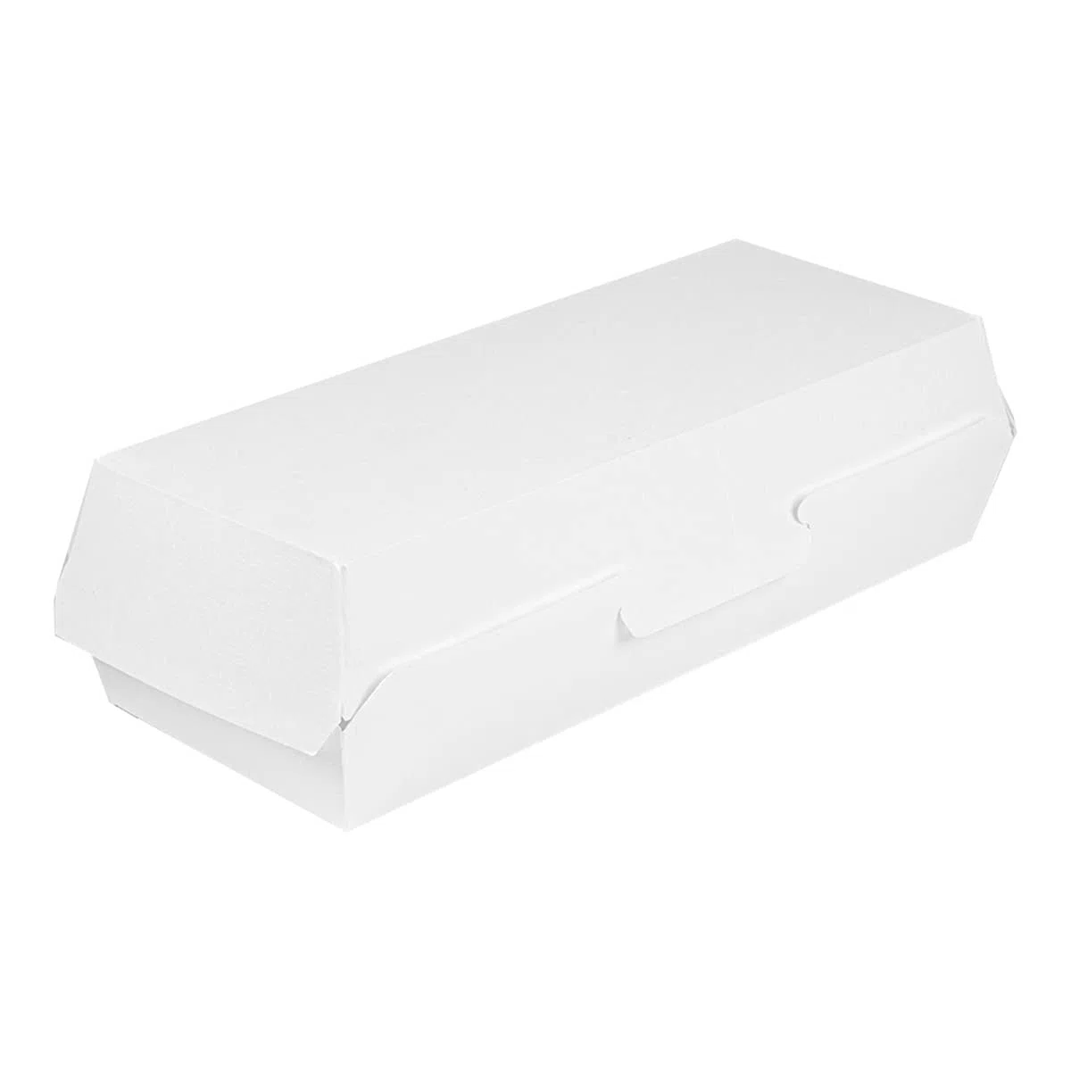 50 unità – Scatole "Panini" 'Thepack' 230 G/M2 26,5 x 12,2 x 7 cm bianco cartone ondulato Nano-Micro