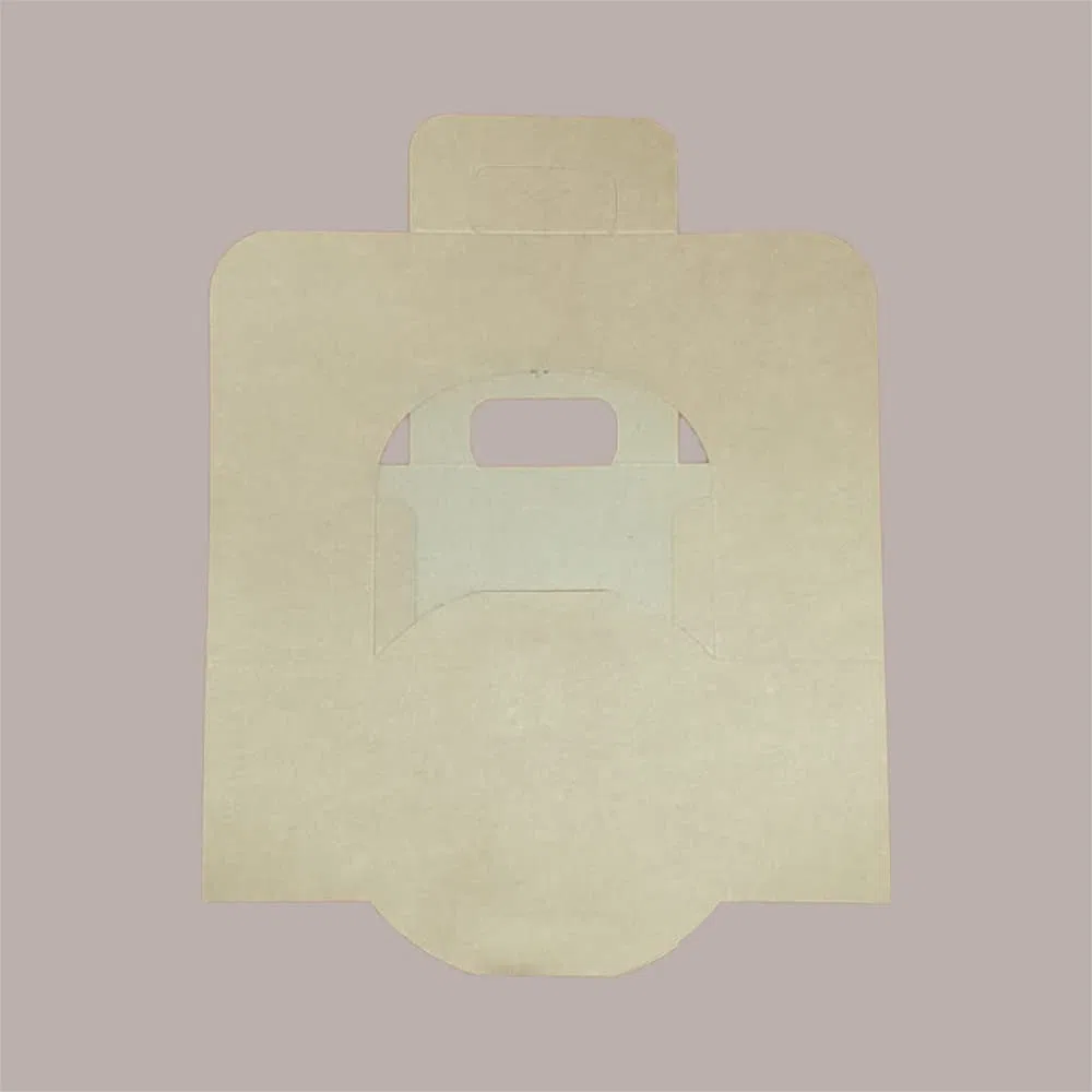 Lucgel Scatola Astuccio Porta Colomba Pasquale da 750g in Carta Marrone Strip 265x190H215mm - 20 pezzi -
