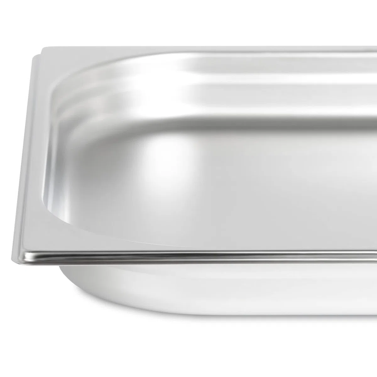 GN contenitore 2/3 40mm in acciaio inossidabile premium (con 3 L di capacità) 353 x 325 x 40 mm - Contenitore gastronorm ideale per cucinare con Chafing Dish o Bain Marie (0,6 mm di spessore)