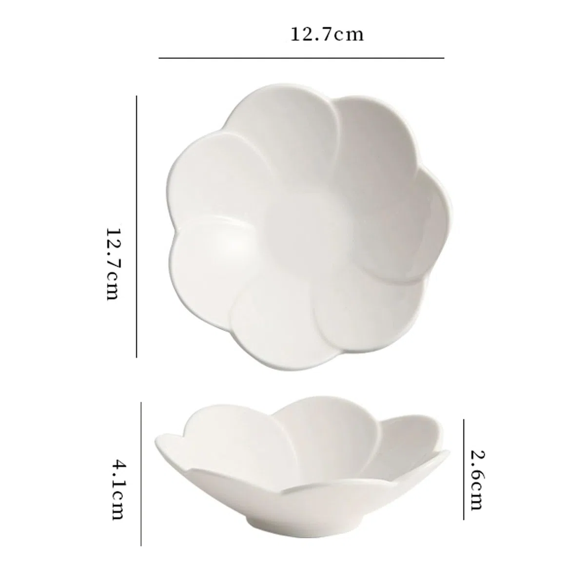 Piatto per Snack Le insalatiere in Ceramica Sono Adatte for servire Torte, budini, Gelati, Salse e Prodotti da Forno