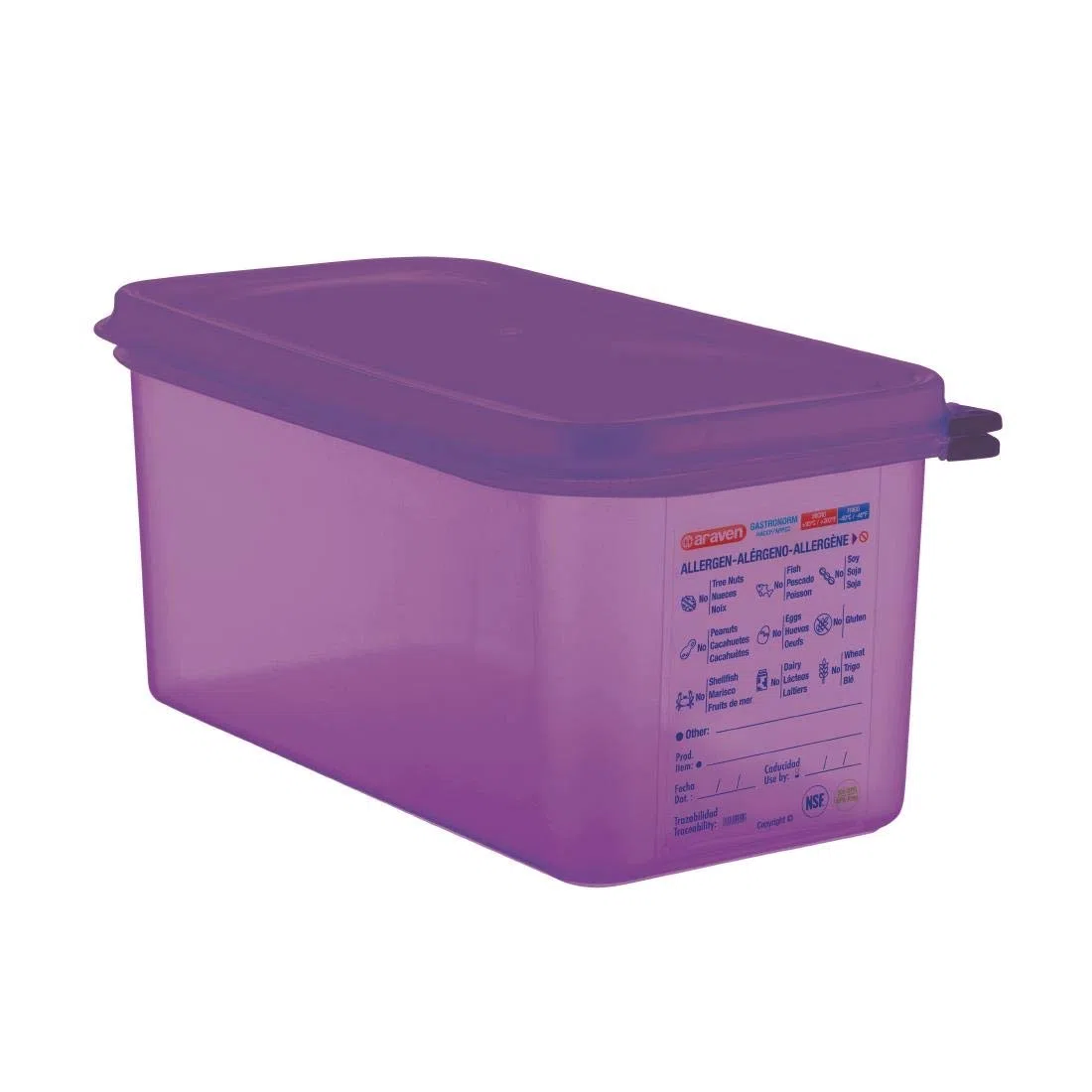 Araven – cm788 contenitore per alimenti in silicone, 6 L