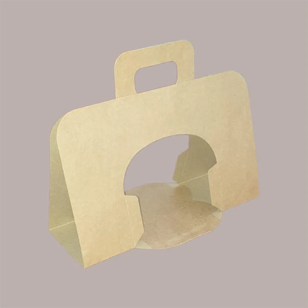 Lucgel Scatola Astuccio Porta Colomba Pasquale da 750g in Carta Marrone Strip 265x190H215mm - 20 pezzi -