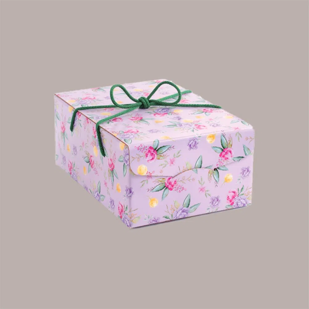 Lucgel Scatola Porta Colomba da 750gr in Cartoncino grafica Matelassè Rosa Segreto 295x225H130mm - 5 pezzi -