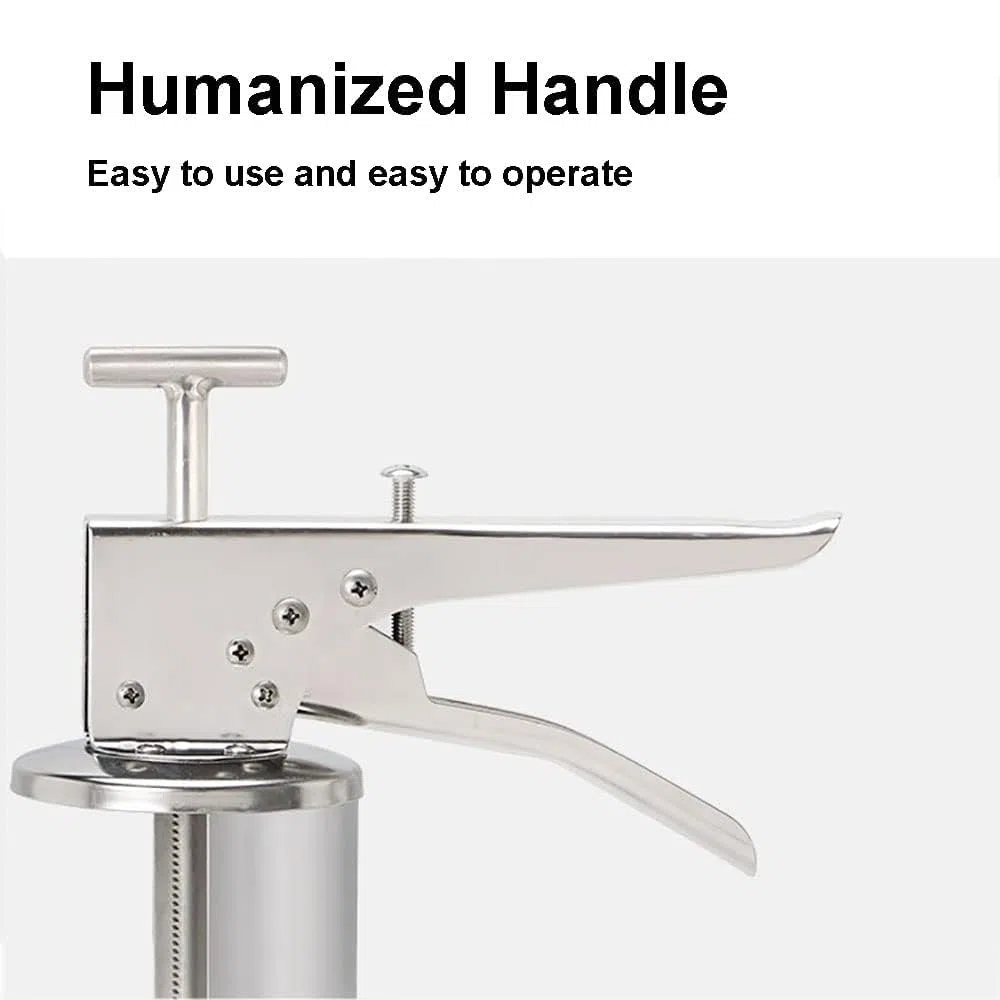 Dispenser manuale per salse, in acciaio inox, quantitativo per hamburger, preparazione di alimenti, uso domestico e commerciale