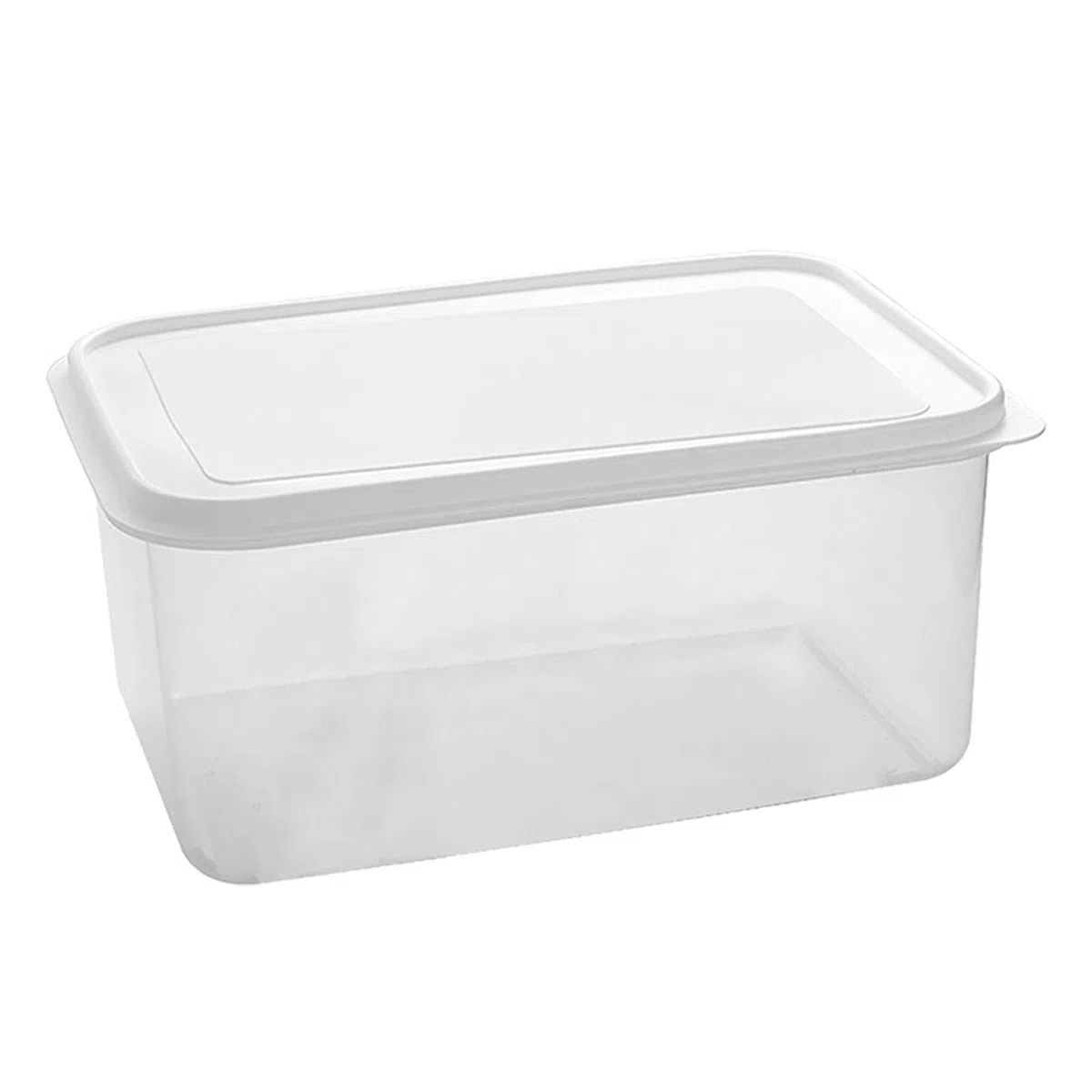 Geardeangloow Contenitore trasparente per la lievitazione dell'impasto della pizza, grande capacità, per cucina, frigorifero, pane, 4 l, trasparente
