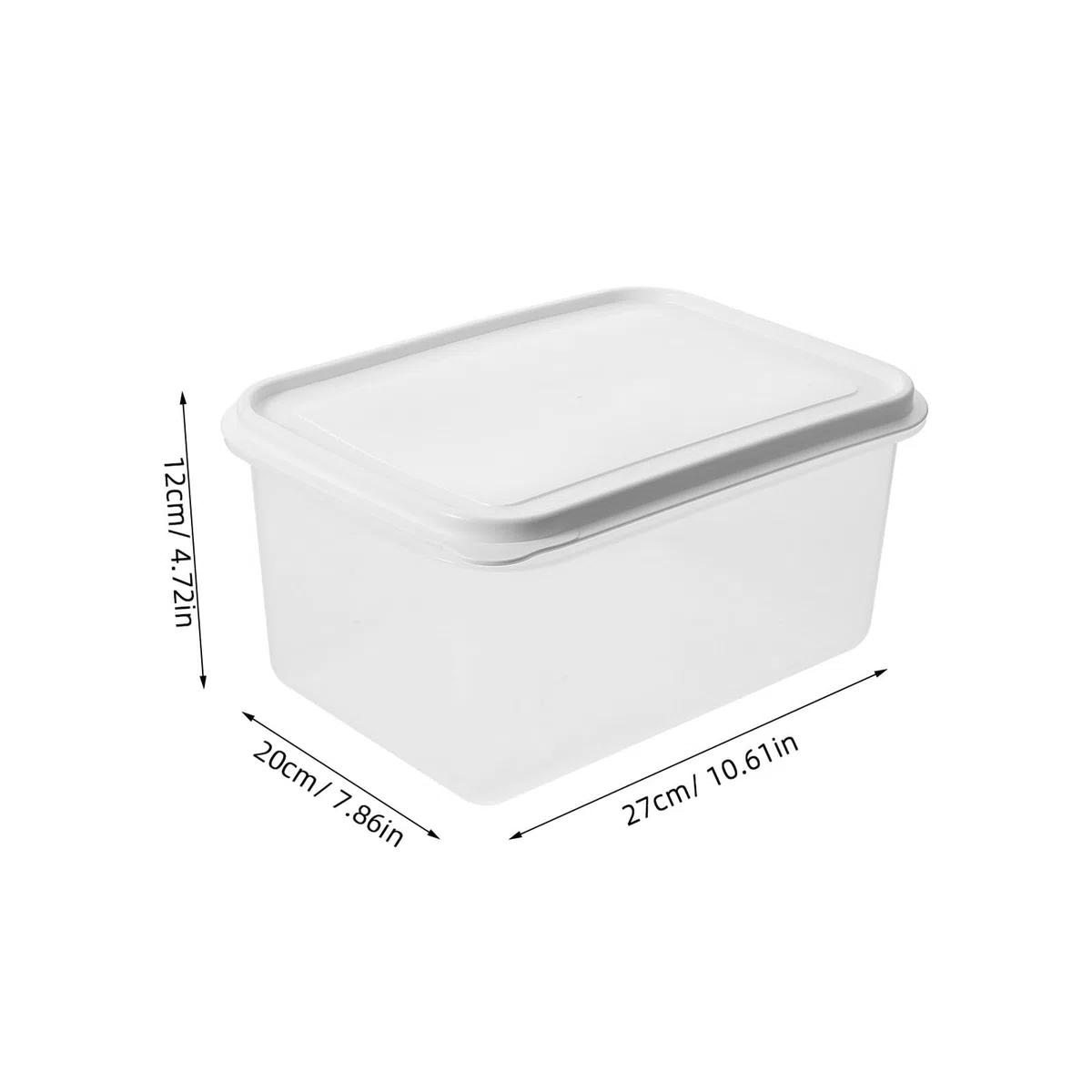 Contenitore per Lievitazione Impasto Pane 4L in Plastico con Coperchio, Design Multifunzionale Migliorato per Panettieri Domestici e Piani Cucina