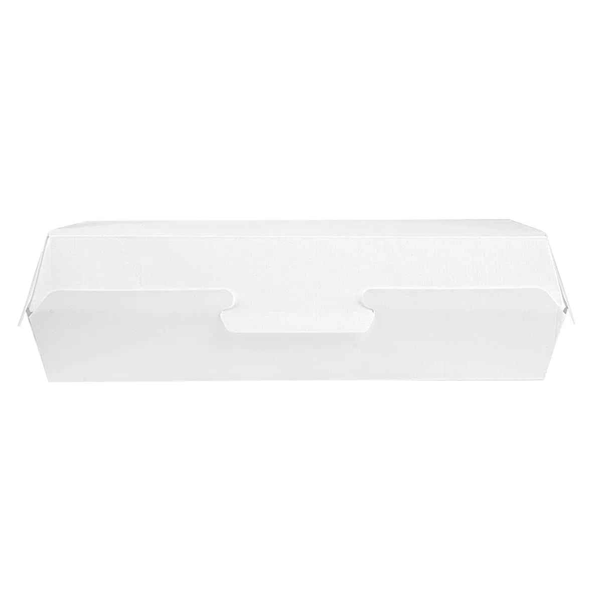 50 unità – Scatole "Panini" 'Thepack' 230 G/M2 26,5 x 12,2 x 7 cm bianco cartone ondulato Nano-Micro