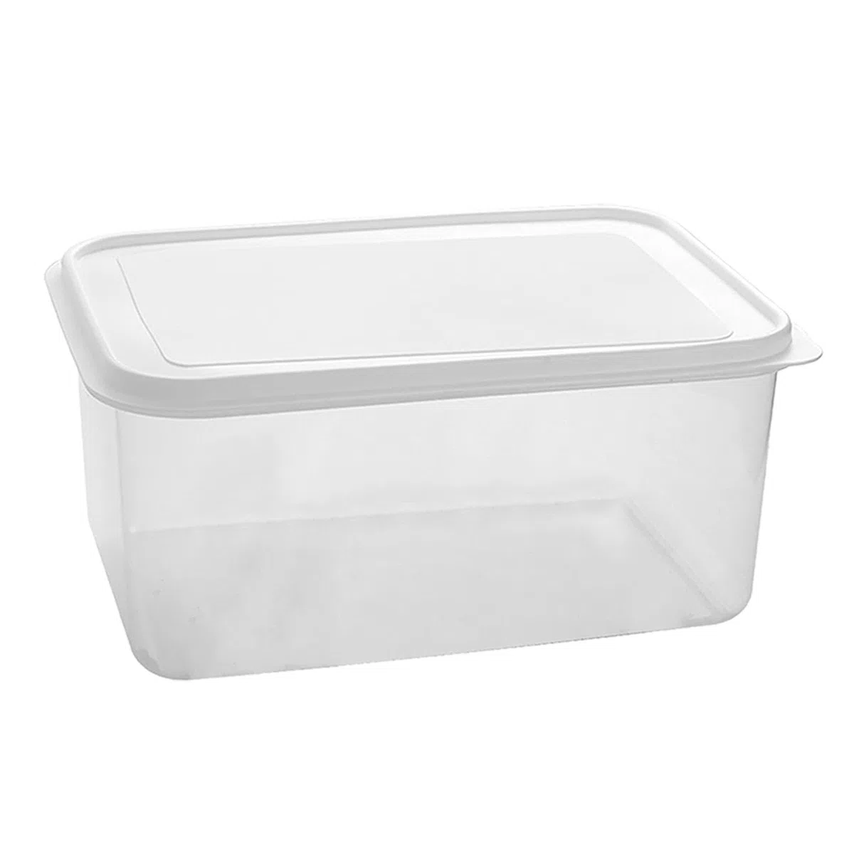 Geardeangloow Contenitore trasparente per la lievitazione dell'impasto della pizza, grande capacità, per cucina, frigorifero, pane, 4 l, trasparente