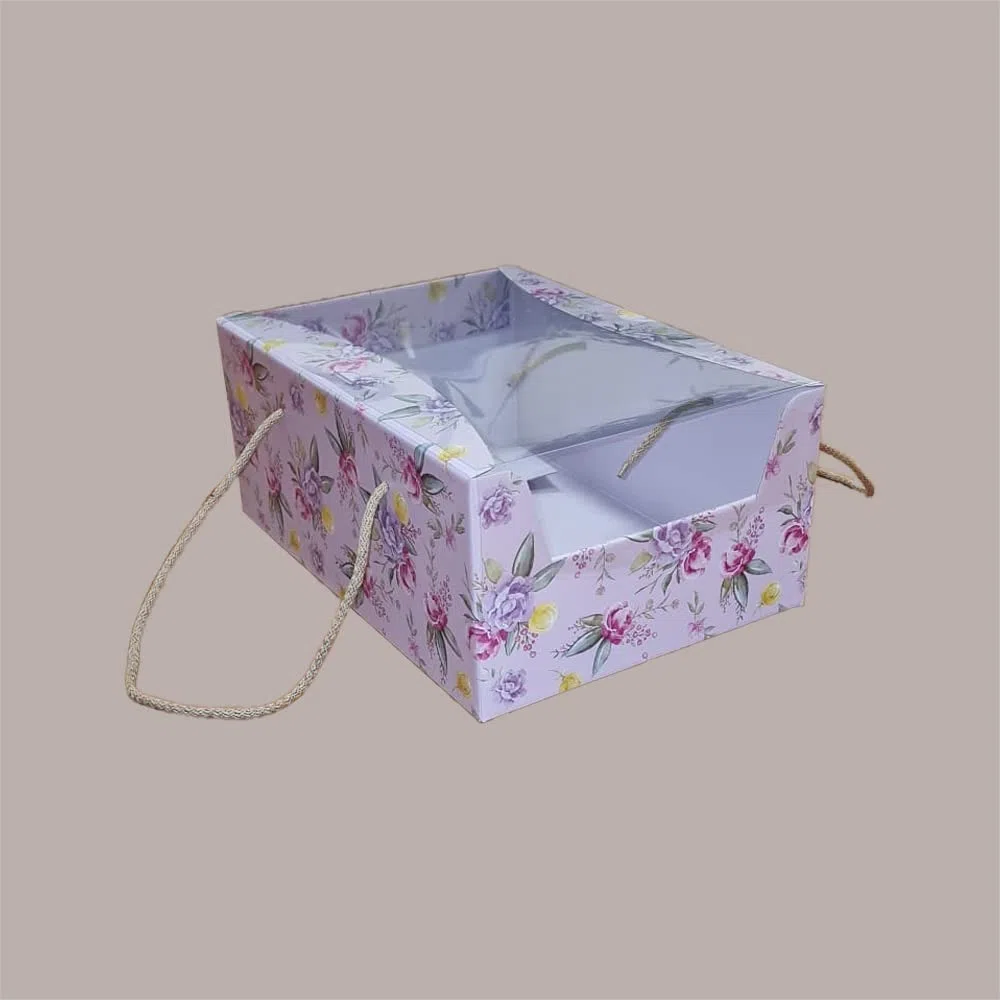 Lucgel Scatola in Carta Avana Marrone Naturale Ideale per Colomba Pasquale da 750g o1000g (335x235H140 mm) Prestige - 5 pezzi -