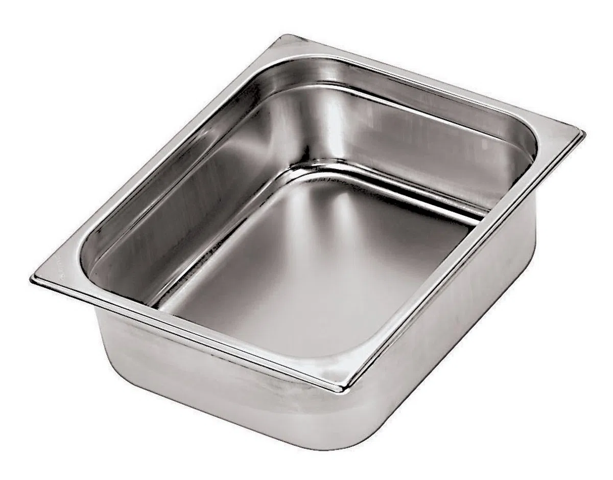 PADERNO 14102-06, Bacinella Serie Gastronorm in Acciaio Inox, 53X32,5 cm