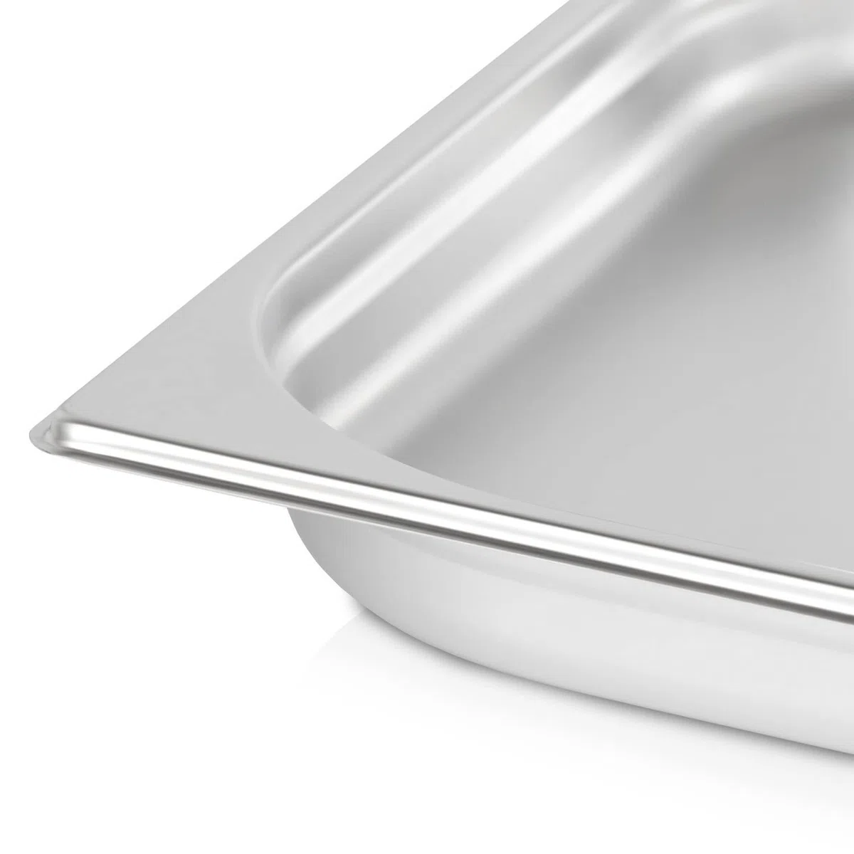 GN contenitore 2/3 40mm in acciaio inossidabile premium (con 3 L di capacità) 353 x 325 x 40 mm - Contenitore gastronorm ideale per cucinare con Chafing Dish o Bain Marie (0,6 mm di spessore)