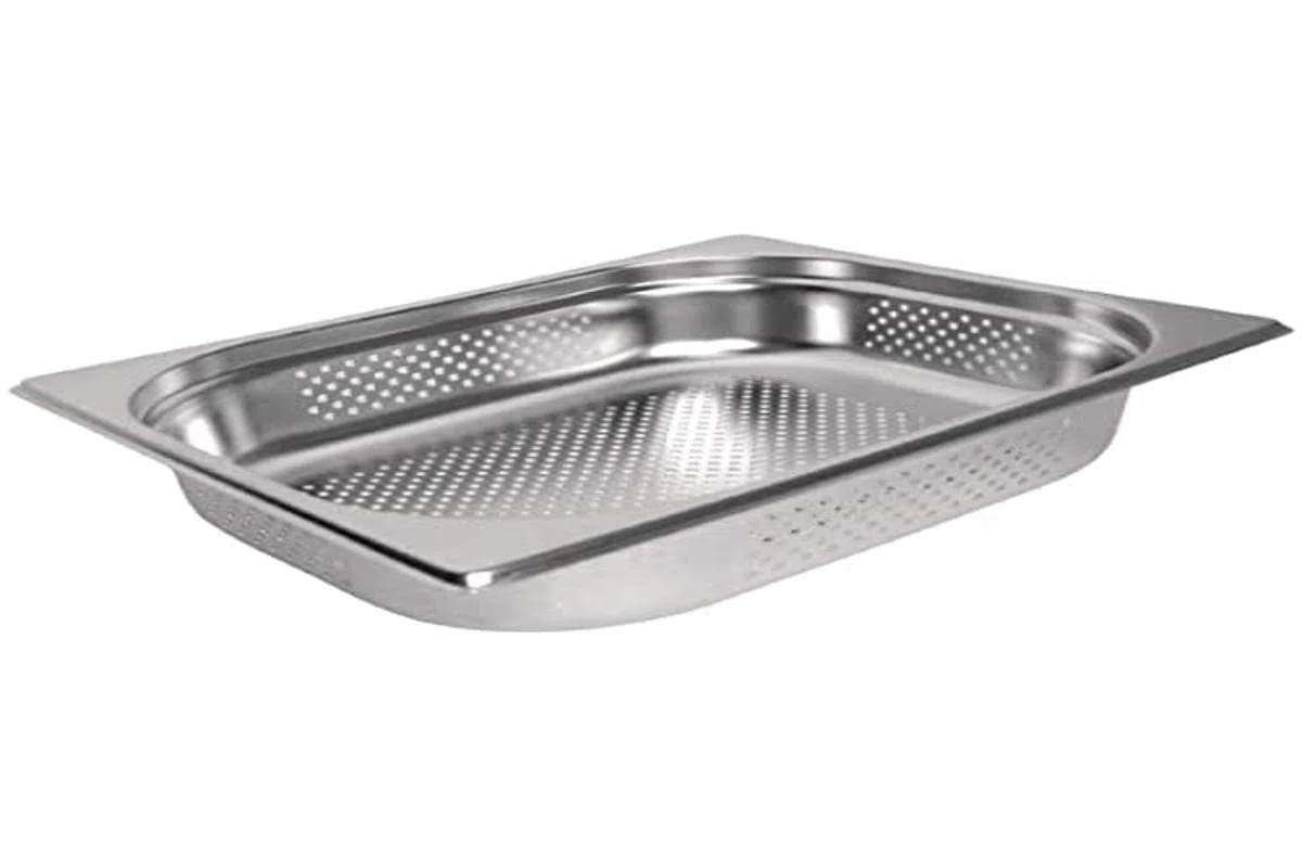 VOGUE K845 in acciaio inossidabile perforato 1/2 Gastronorm, 100 mm