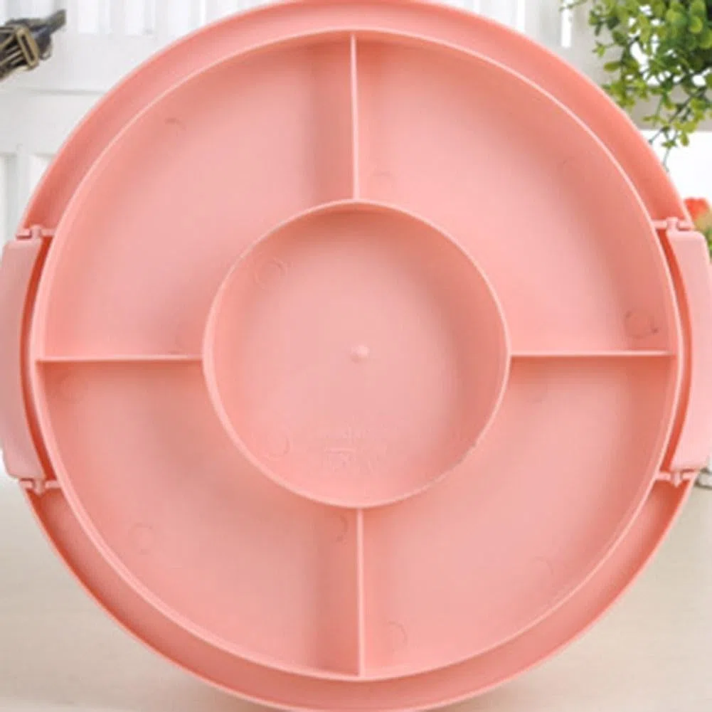 Porta torte sicuro con manico e coperchio trasparente bloccabile, perfetto per trasportare torte, cupcake, torte e altri dolcetti da forno